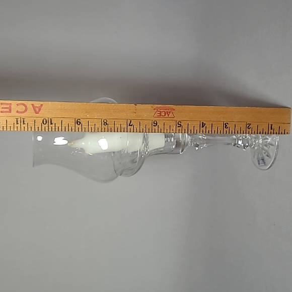 Towle Lead Crystal Silhouette Hurricane Lamp - Picture 3 of 8